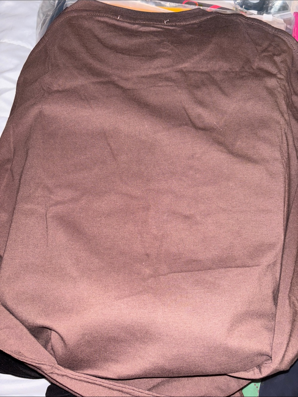 Gucci Short Sleeve Brown Tee with Sneaker Graphic - Picture 3 of 3